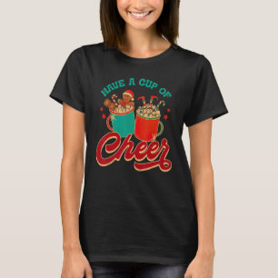 応援ココアティーズヴィンテージサンタクリスティム Tシャツ