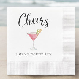 応援コスモポリタンバチェロレッテ スタンダードカクテルナプキン