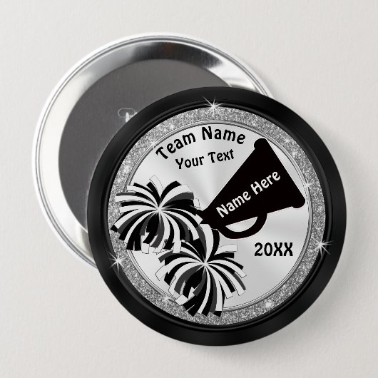 応援コンペティションGoodieバッグアイディアパーソナライズされた、 缶バッジ (正面&裏面)