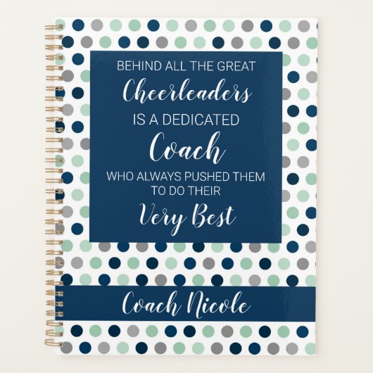 応援コーチプランナー プランナー手帳 (正面)