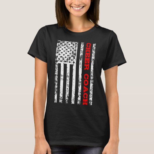 応援コーチ国旗 Tシャツ (正面)