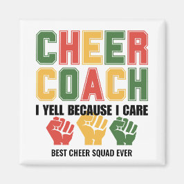 応援コーチ私が叫ぶ私気にのおもしろいカスタム マグネット