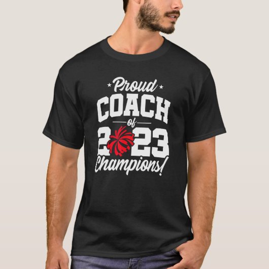 応援コーチChampions 2023学校チアリーティングC Tシャツ (正面)