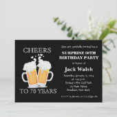 応援サプライズ70バースデーパーティ招待状 招待状 (スタンド正面)