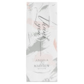 応援サンキューセージ赤面水彩 ワインギフトバッグ (裏面)