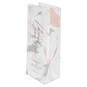 応援サンキューセージ赤面水彩 ワインギフトバッグ (裏面アングル)