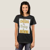 応援ザベビーは自家醸造モルトホップBrを醸造 Tシャツ (正面フル)