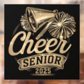 応援シニア2025チアリーダー卒業クラス ウィンドウサイン (シート2)