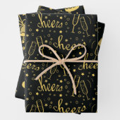 応援シャンパン ラッピングペーパーシート (インサイチュ)