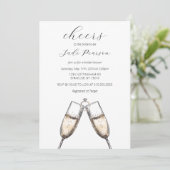 応援シャンパーニュエレガントクラスブライダルシャワー 招待状 (スタンド正面)
