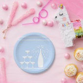 応援シルエット ペーパープレート (パーティー)