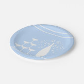 応援シルエット ペーパープレート (アングル)