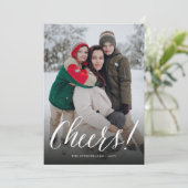 応援シンプル台本書道新年写真 シーズンカード (スタンド正面)