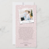 応援シンプル台本書道新年写真 シーズンカード (裏面)