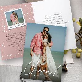 応援シンプル台本書道新年写真 シーズンカード