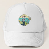 応援スカル キャップ (正面)