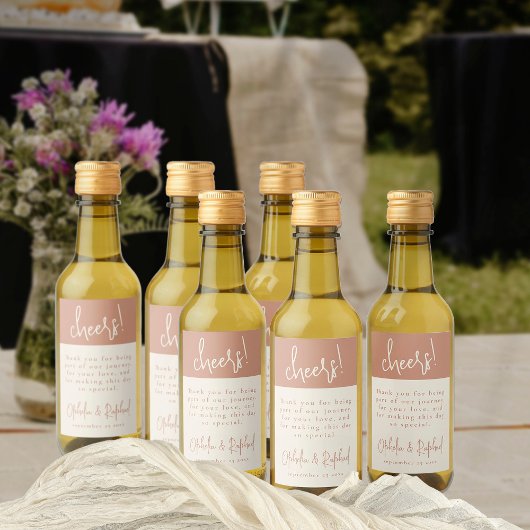 応援スクリプトテラコッタサンキュー結婚式の引き出物 ワインラベル