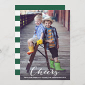 応援スクリプト | 休日のフォトカード シーズンカード (正面/裏面)