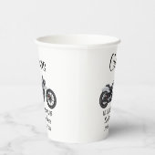 応援ス・結婚バイクのデートありがとうカッコいい 紙コップ (右)