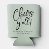 応援ズオールセージ結婚グリーン 缶クーラー (裏面)