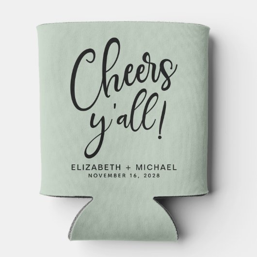 応援ズオールセージ結婚グリーン 缶クーラー (裏面)