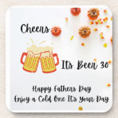 応援ズザビール30ハッピーファーザーの日 コースター (正面)