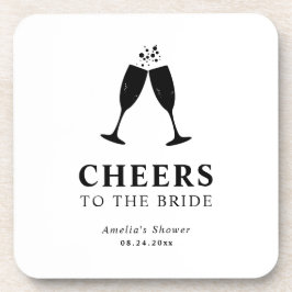 応援ズトゥブライドブランチ&バブリーブライダルシャワー コースター