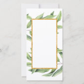 応援ズトゥラブシックシャンパンボタニカル結婚ズ セーブザデート (裏面)