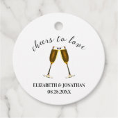 応援ズトゥラブシャンパングラス フェイバータグ (正面)