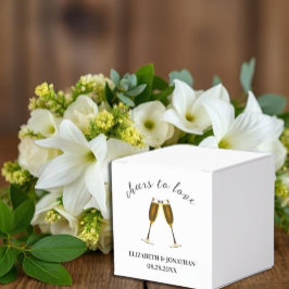 応援ズトゥラブシャンパングラス フェイバーボックス