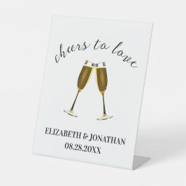 応援ズトゥラブシャンパングラス 台座サイン