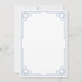 応援ズトゥラブブルーチノイスリーワインブライダルシャワー 招待状 (裏面)