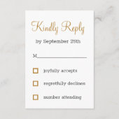 応援ズトゥラブボタニカルブライダルシャワーRSVP エンクロージャーカード (裏面)