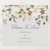 応援ズトゥラブマグノリアボトルラベル スパークリングワインラベル (シングルラベル)