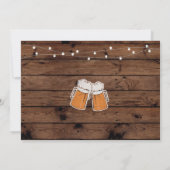 応援ズトゥリタイアメントパーティーウッドビアーズ招待状 招待状 (裏面)