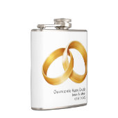 応援ズトゥーハッピーカップルのビニールフラスコ包まれたー フラスク (右)