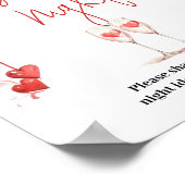 応援ズラブスウィートアートブライダルシャワーデイトナイト ポスター (角)