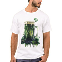 応援セント・パトリックの日!ビールイラストレーション