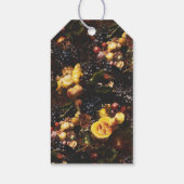 応援ダークエレガントブルゴーニュフルーツ誕生日 ギフトタグ (裏面)