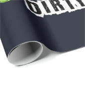 応援ダーティ30誕生日パーティー海軍ブルーグリーン ラッピングペーパー (ロールコーナー)