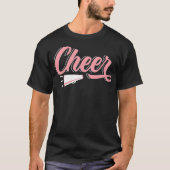 応援チアリーダー応援スクワッドダンサー踊りbe tシャツ (正面)