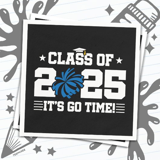 応援チアリーダー2025年上級卒業クラス スタンダードカクテルナプキン