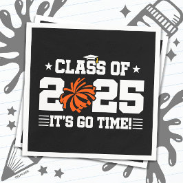 応援チアリーダー2025年上級卒業クラス スタンダードカクテルナプキン