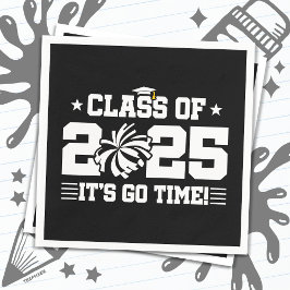 応援チアリーダー2025年上級卒業クラス スタンダードカクテルナプキン