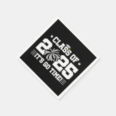 応援チアリーダー2025年上級卒業クラス スタンダードカクテルナプキン (角)