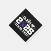 応援チアリーダー2025年上級卒業クラス スタンダードカクテルナプキン (角)