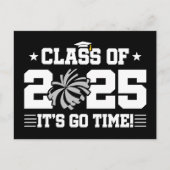 応援チアリーダー2025年上級卒業クラス ポストカード (正面)