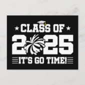 応援チアリーダー2025年上級卒業クラス ポストカード (正面)