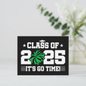 応援チアリーダー2025年上級卒業クラス ポストカード (スタンド正面)