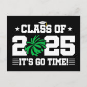 応援チアリーダー2025年上級卒業クラス ポストカード (正面)